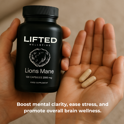 Lion’s Mane Mushroom Complex – 2000mg Brain & Cognitive Support | 120 Capsules